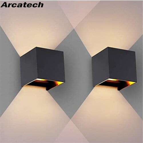 Outdoor Waterproof IP65 LED Exterior Wall Lamp,Adjustable Angle Light Beam Outdoor Porch Garden Wall Lights,Indoor Wall Lighting