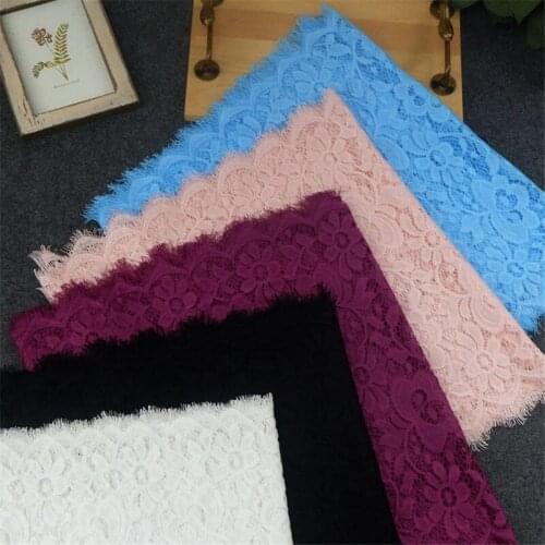 3M Chantilly Lace Trim French Gorgeous Eyelash Double Edge Lace Trim for Bridesmaid Capelet