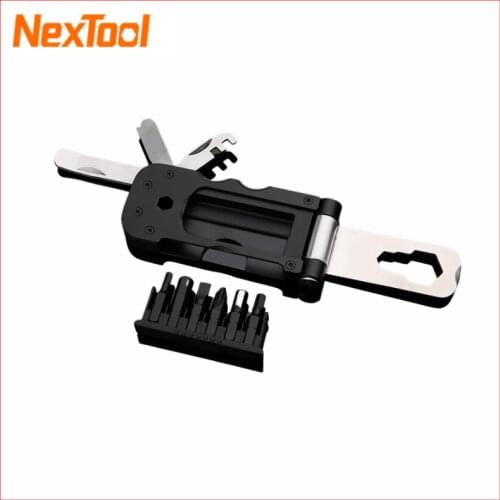 NexTool Multi-functional Mini Pocket Bicycle Repair Magnetic Toolbox Wrench Deflation Top Screwdriver Tire Stick For Camping
