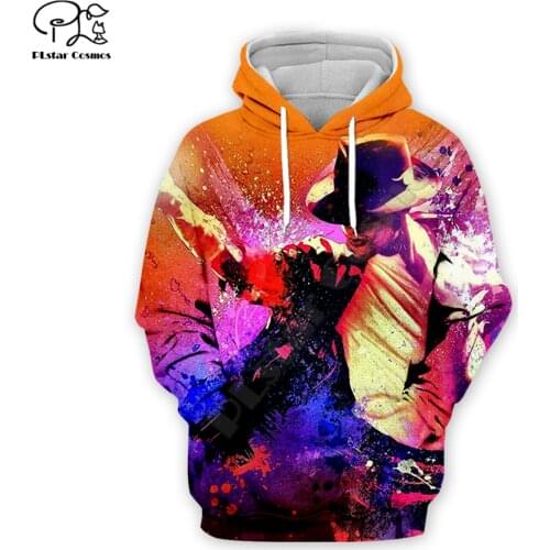 Fashion Michael Jackson hoodies 3D printed Sweatshirt Hoodie Harajuku Autumn Streetwear women foe men Casual Tracksuit