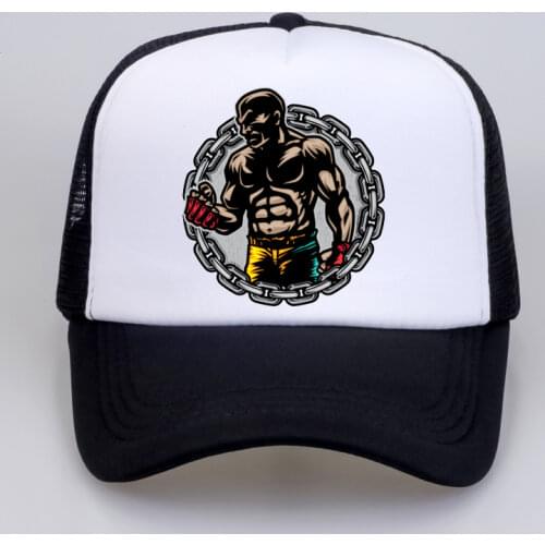 Men Baseball cap Brand summer rest Funny cap boxer Fitness trucker cap outdoor Mesh Men women snapback dad hat