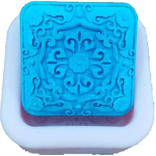 Handmade Silicone Soap Making Mold Traditional Chinese Style Candle Resin Craft DIY Mould