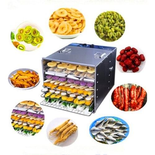 New 10 layers small home use Intelligent fruit dryer Dehydrator machiner dryer food drying fruit machine dryer for food ZF
