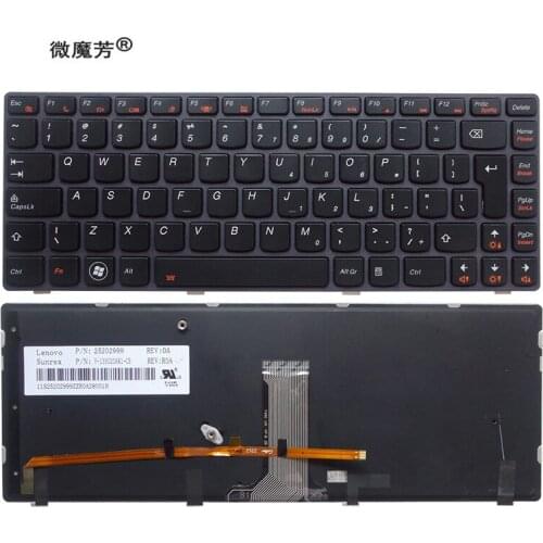 New For Lenovo Y480 Y480A Y480N Y480P Y485 Y485P Y480M keyboard 25202980