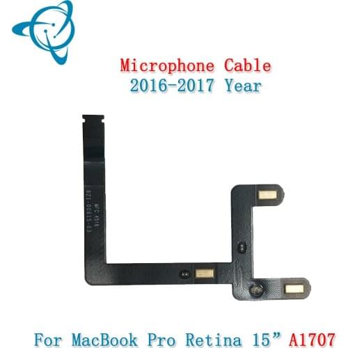 Shenya A1707 Microphone Cable 821-00615-A 821-00615-03 for Macbook Pro Retina 15" Touch Bar MIC flex cable Replacement 2016 2017