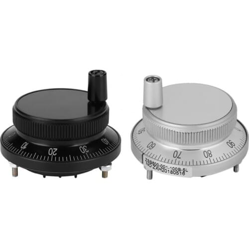 Hand Wheel Pulse Encoder Mill Router Manual Control For CNC System 5V 60MM
