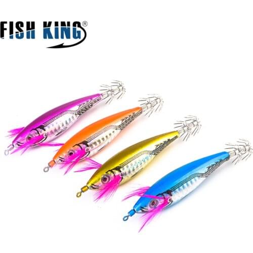 1PC Shrimp Bait Fishing Lure Artificial Squid Hook Jigs noctilucent 7cm11.5g Octopus Cuttlefish Pesca Tackle jig heads