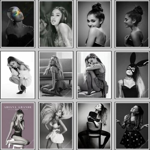 Sexy Ariana Grande Poster Wall Pictures For Living Room Home Decoration Decor ,Ariana Grande wall sticker room decor