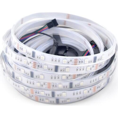50M 10X5m LPD6803 30leds/m 150LEDs White PCB Led Strip 6803 IC 5050 digital RGBSMD Dream Magic Color Waterproof in Silicon Tube
