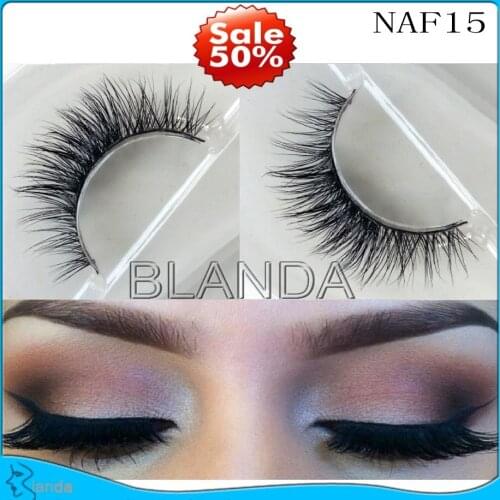 IN USA 200 pairs 3D Mink Lashes False Eyelashes Handmade Wispy Fluffy Long Lashes Natural Eye Makeup Tools Faux Eye Lashes