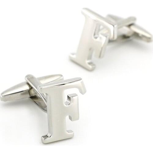 Letters F Cuff Links