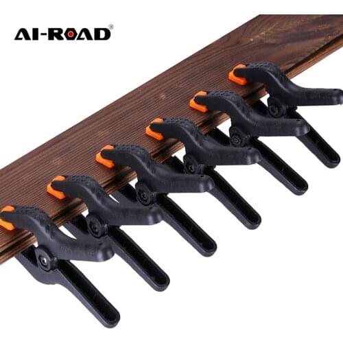 5Pcs Woodworking Clip DIY Carpentry Quick Release Bar Clamp Practical 2/3/4/6 Inch Plastic Woodworking Bar Clamping Device
