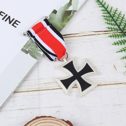 1PC Germany 1939 Iron Cross Medal Badge 2nd Class With Ribbon Foreign Antique