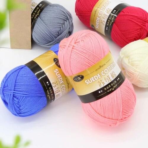 1pc/100g Colorful Thick Yarn Worsted Crochet Yarn Thick Cotton Yarn For Knitting Sweater Scarf Yarn Hand Knitting Yarn
