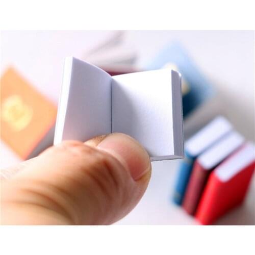 4pcs/set 1/12 Dollhouse Miniature Mini Books Model Furniture Accessories