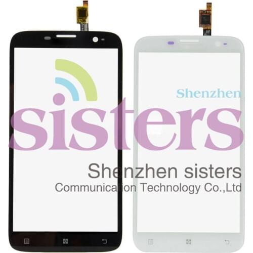 5Pcs High Quality Black /White Touch screen Digitizer front glass replacement for Lenovo A850, Free Shipping
