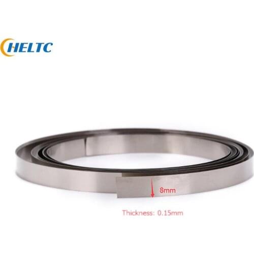2M 8mm x 0.1/0.12/0.15mm Pure Nickel Strip Tape For Li 18650 Battery Spot Welding Compatible For Spot Welder Machine Wholesale