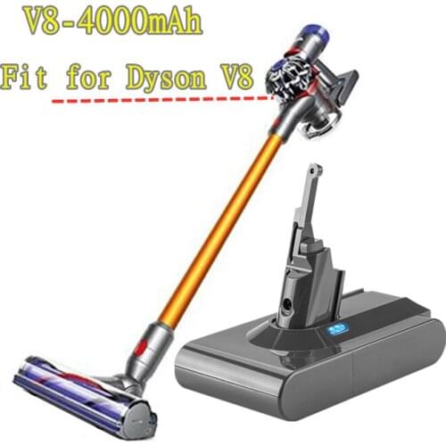 4000mAh 21.6V Battery For Dyson V8 Battery V8 series ,V8 Absolute Li-ion SV10 Vacuum Cleaner Rechargeable BATTERY L70