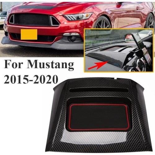 Car Center Console Multi-Mount Dash Phone Holder Storage Box for Ford Mustang 2015-2019 Car Interior Accessories