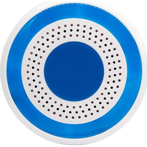 433mhz Wireless Sound and Light Siren 100dB Standalone Strobe Siren Home Security Sound Alarm System