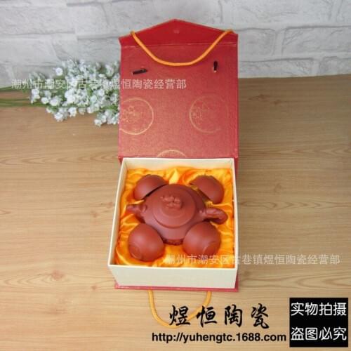 Tea sets of direct selling wholesale kung fu tea set yixing recommended purple sand cup gift packages