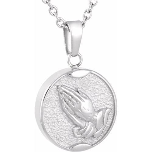 CMJ9796 Stainless Steel Memorial Urn Necklace for ashes Cremation Urn Lockets Keepskae Casket Bone Ashes Jewelry for Loss