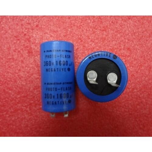LOW ESR Blue Photo Flash Capacitor 360v 1600uf 35*67mm