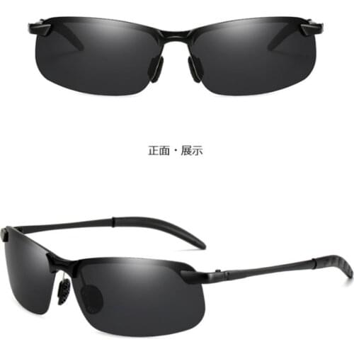 Photochromic Sunglasses Men PC Polarized Driving Chameleon Glasses Male Change Color Sun Glasses Day Vision Drivers Eyewear