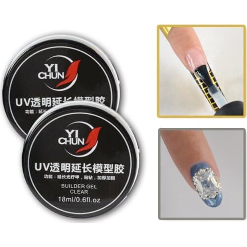 Hot Sale 15ML No Flow Painless Heatless Odorless Led UV Hard Model Builder Vernis Gel Polish For Nail Extension Beauty Salon