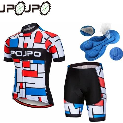 JPOJPO Men Summer Cycling Jersey Cycling Quick-Dry Clothing Ropa ciclismo Bike Jerseys cycling set Bicycle Clothing Wear