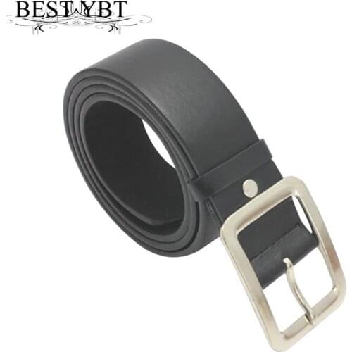 Best YBT Unisex Imitation Leather Belt Alloy Pin Buckle Belt Luxury Strap Fancy Vintage Jeans Decoratiion Men And Women Belt