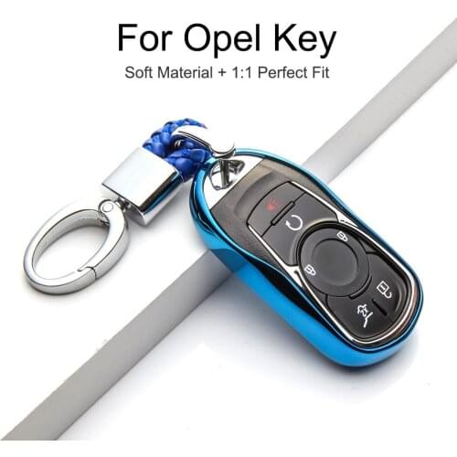 Soft TPU Car Key Case Cover For Opel Mokka Vivaro Meriva B Astra J H K Gtc Insignia Corsa Antara Car Accessories Key Ring Chain