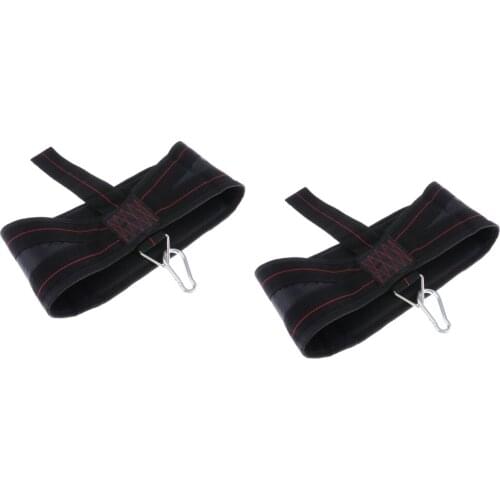 Set of 2 Gym Ab Straps Fitness Hanging Sling Abdominal Training Straps Trainer for Unisex Adults