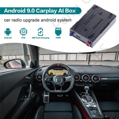 NEW Wireless Apple CarPlay AI Box Android Auto for Audi TT Universal Car Android Multimedia Player Box Android 9.0 System