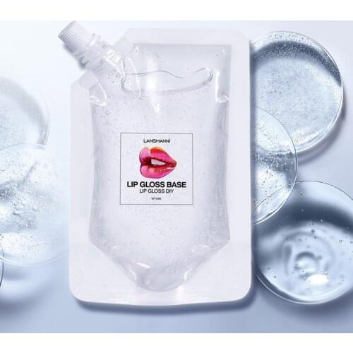 New Hot DIY Clear Lipgloss Base Oil Moisturizing Non-stick Lipstick Material Base Gel for Lipgloss Makeup SMR88