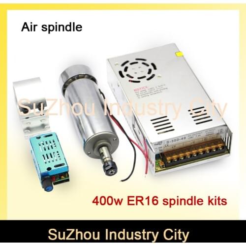 New product ! 400w ER16 High Speed CNC Spindle motor kit for engraving milling cnc router machine
