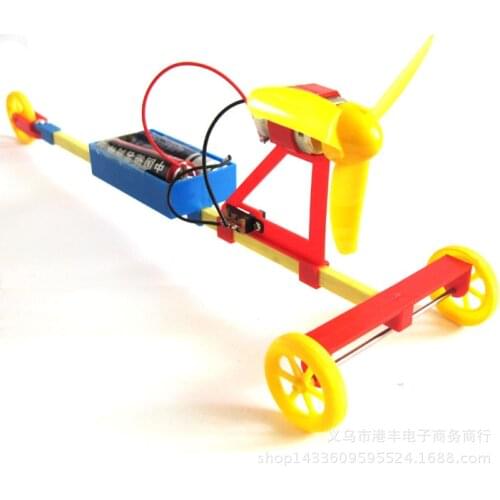 Physical Science educational toy DIY Racing car F1 Air power handmade wind car Scientific experiments Toys best gifts for kids