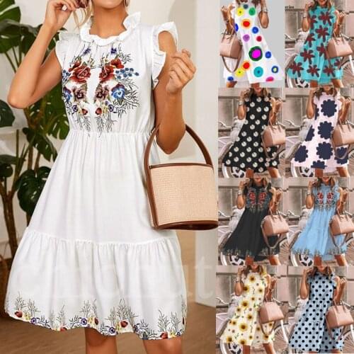 Summer Women Chiffon Dress 5XL Plus Size Casual Short Sleeve Shirt Dress Streetwear Ladies Clothing High Waist Dresses Vestidos