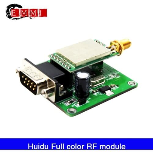 Full color RF module asynchronous control system multiple independent LED scerrn to play the same images at the same time