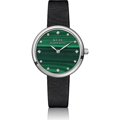 Deluxe ladies watch with anti-reflective coating of plate glass, ladies watch KLAS Brand