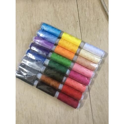 Oneroom 10pcs/pack Sewing Thread Machine Embroidery Thread 200 Yards Spool Home