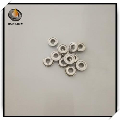 10Pcs F686ZZ 6x13x5 mm Flange Ball Bearing ABEC-7