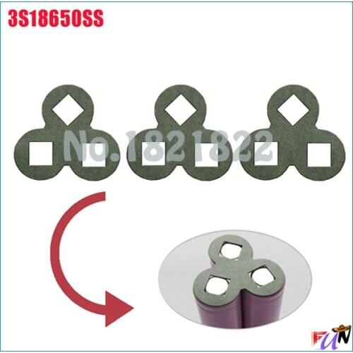 10pcs/alot 18650 3s insulating PAD battery protection PAD single pad