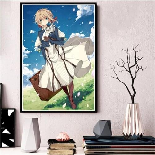 Animation Posters Art Prints Violet Evergarden Japan Hot Anime Canvas Painting Wall Pictures Living Room Decorative Home Decor