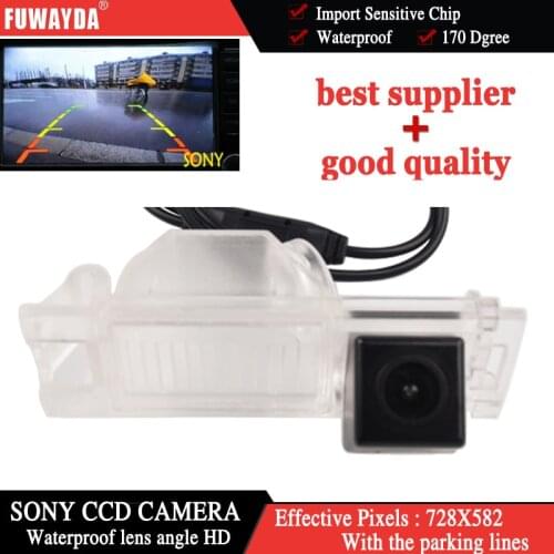 FUWAYDA SONY CCD Chip Special Car Rear View Reverse Backup Parking Safety CAMERA for Hyundai IX35 / I35 / Tucson 2011 HD
