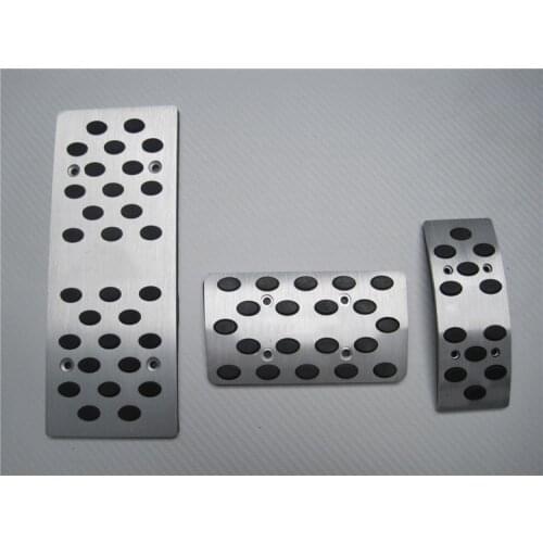 DEE Car Accessory For Hyundai Accent AT/MT Aluminium Gas Accelerator Brake Clutch Foot Rest Pedal Plate Pads Styling Stickers