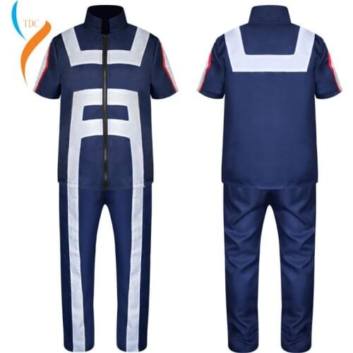 Boku no Hero Academia My Hero Academia OCHACO URARAKA Midoriya Izuku Bakugou Midoriya Iida School Sportswear Cosplay Costume