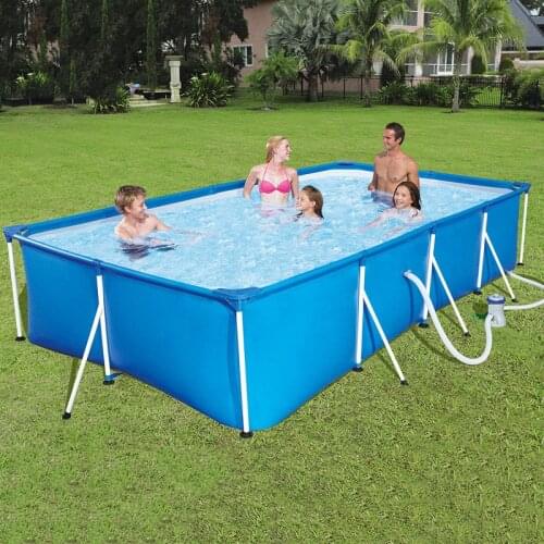 Large outdoor folding swimming pool for adults, families and children