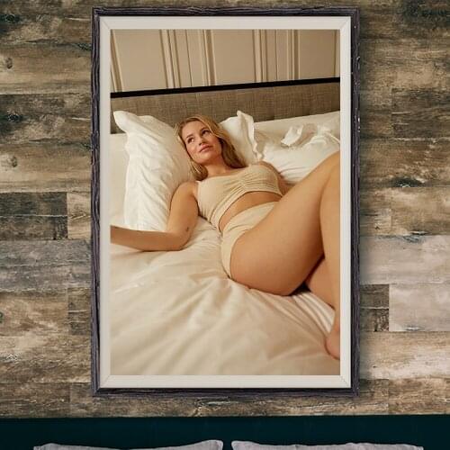 E134 Lottie Moss Sexy Model Movie Star Wall Silk Cloth Poster Art Home Decoration Gift