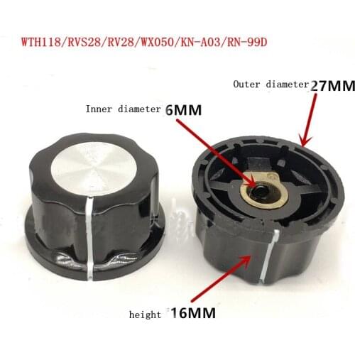 Electric welder potentiometer knob hat WTH118/RVS28/RV28/WX050/KN-A03/RN-99D